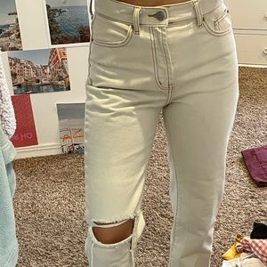 Urban outfitters white jeans